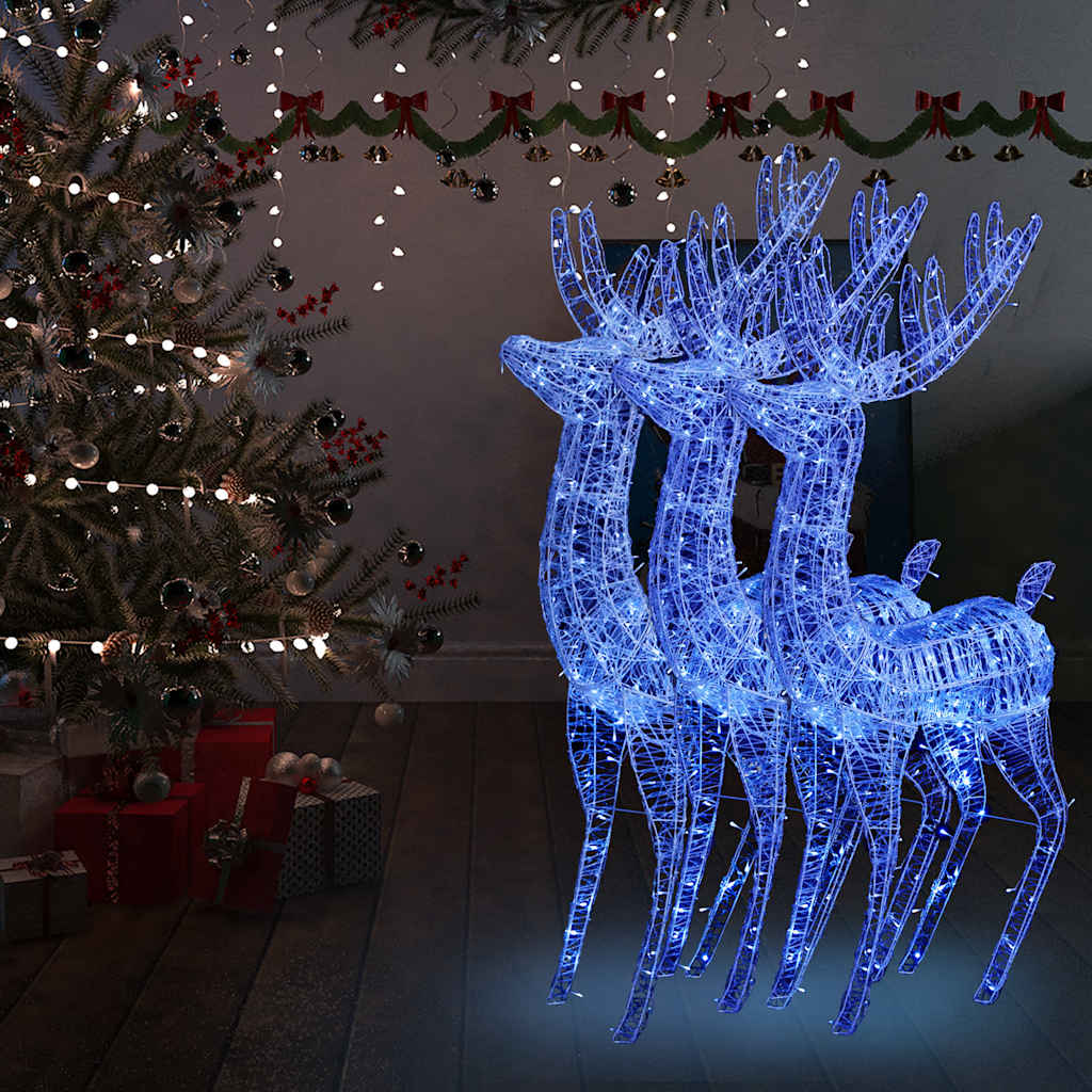 Reindeer Christmas Decoration 90 Leds Acrylic