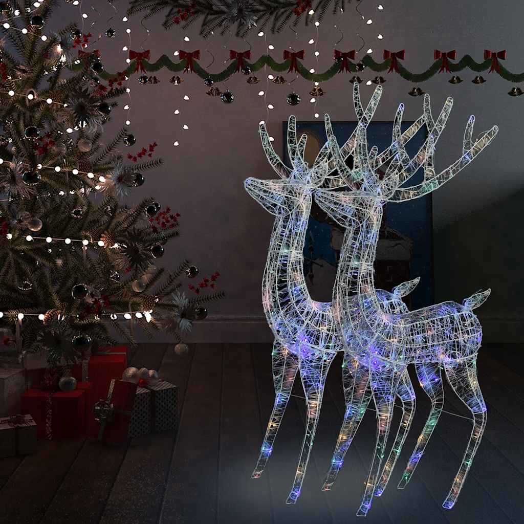 Reindeer Christmas Decoration 90 Leds Acrylic