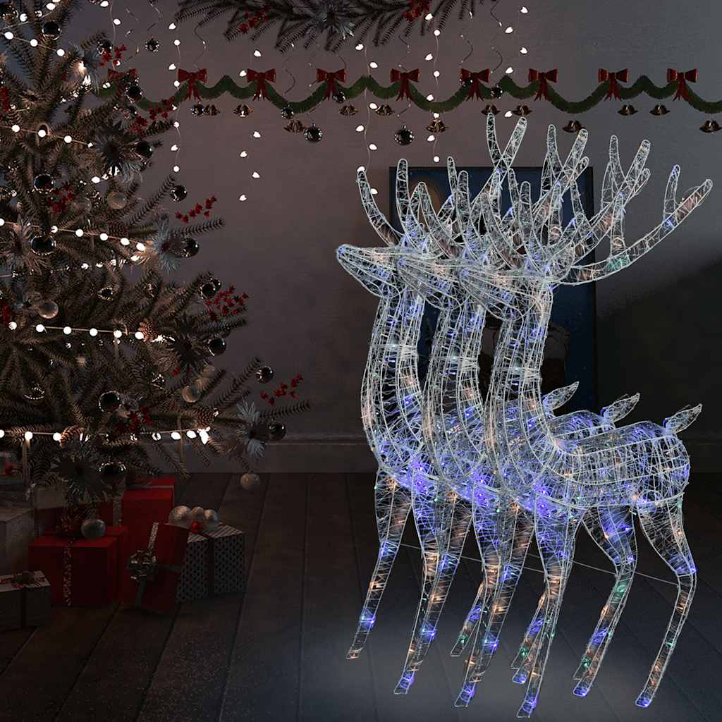 Reindeer Christmas Decoration 90 Leds Acrylic