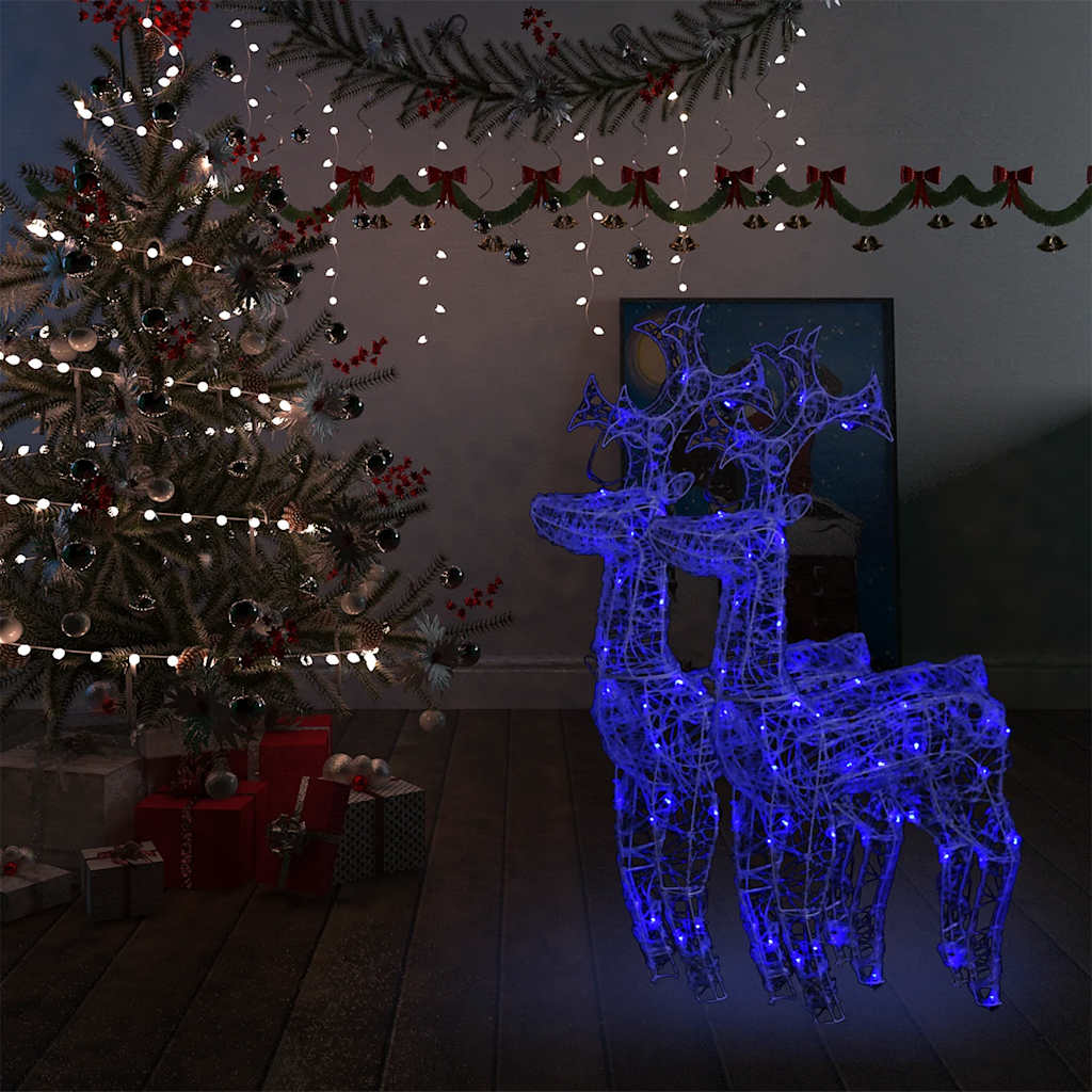 Reindeer Christmas Decoration 90 Leds Acrylic