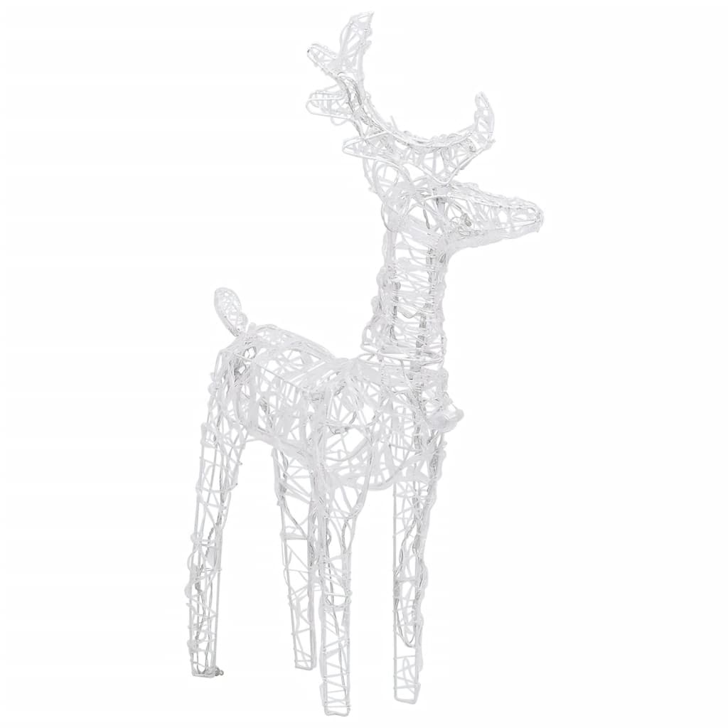 Christmas Reindeers 6 Pcs 240 Leds Acrylic