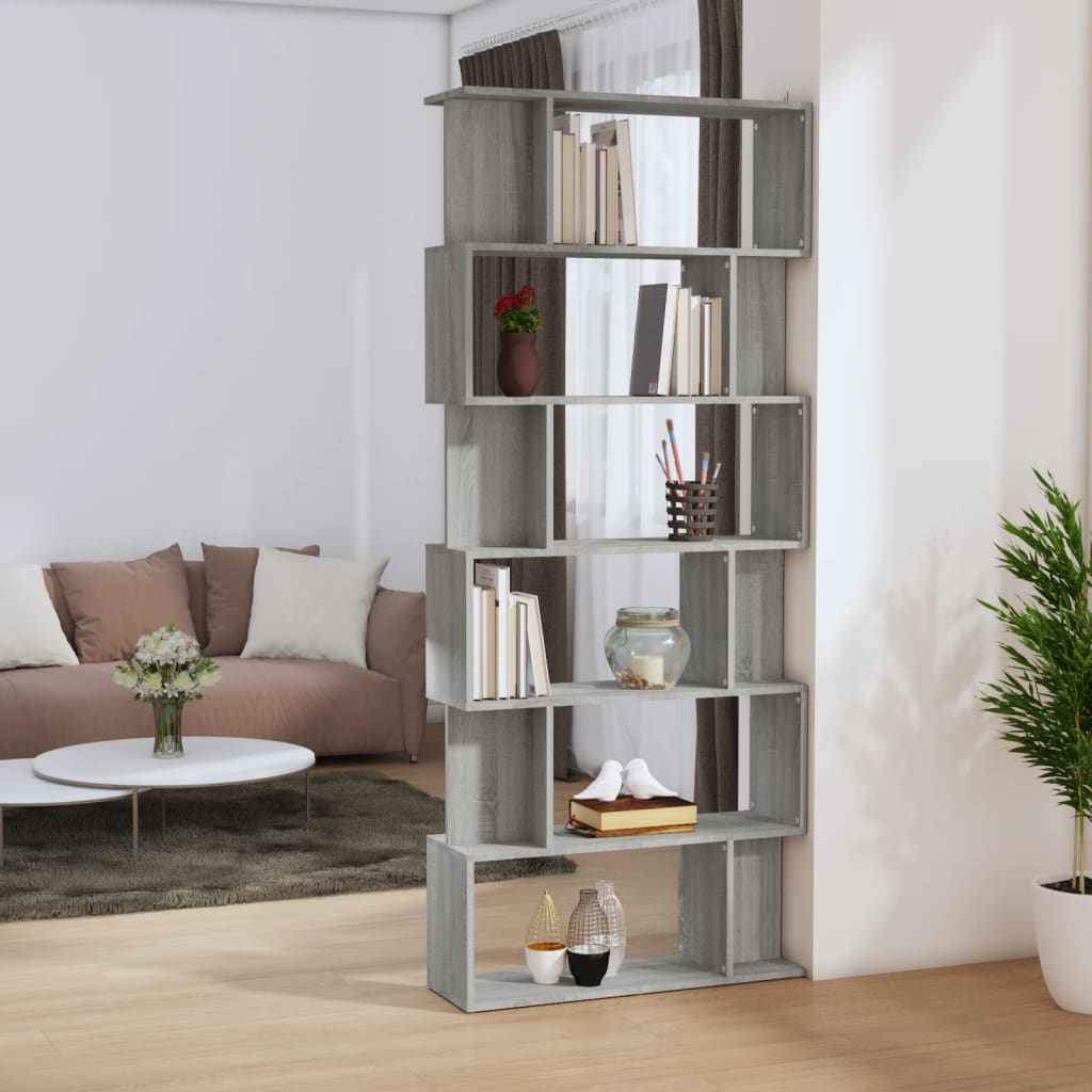 Bookcase 80X24X190.5 Cm Engineered Wood