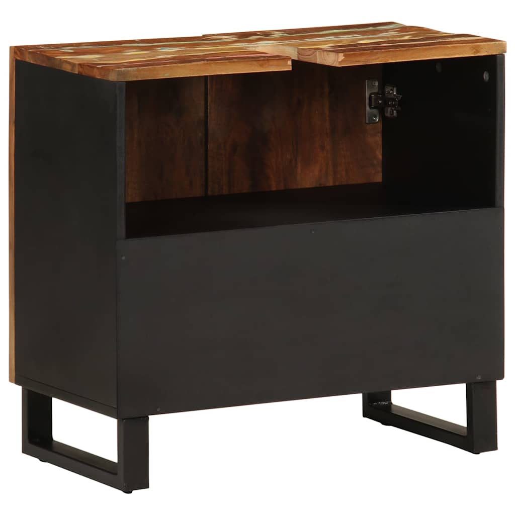 Sink Cabinet 62X33X58 Cm Solid Wood Reclaimed And Engineered Wood