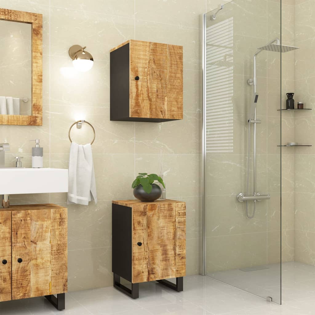 Bathroom Cabinet 38X33X58 Cm Solid Wood Reclaimed