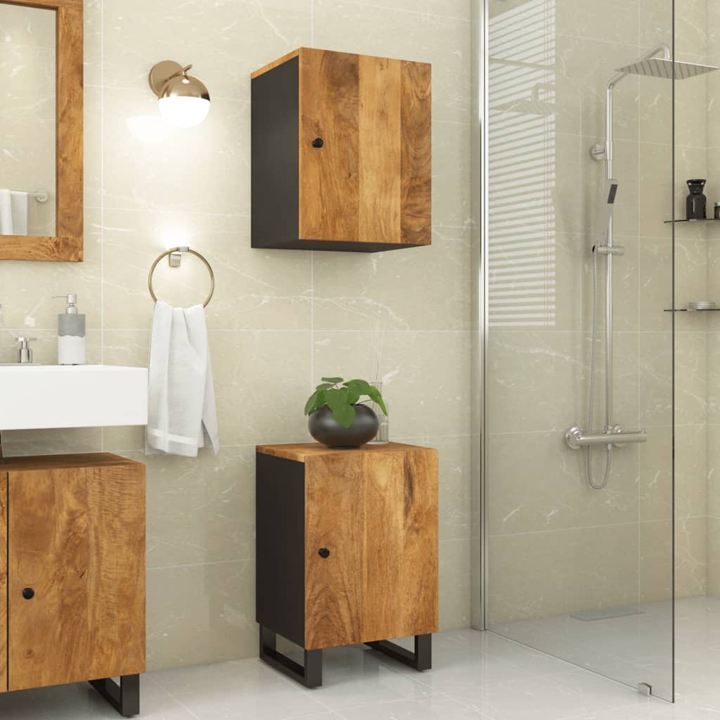 Bathroom Cabinet 38X33X58 Cm Solid Wood Reclaimed