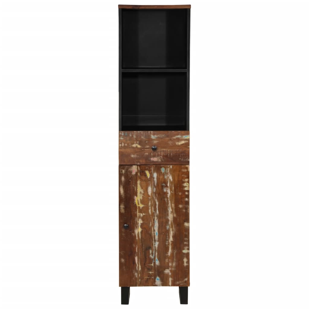 Bathroom Cabinet 38X33X160 Cm Solid Wood Reclaimed