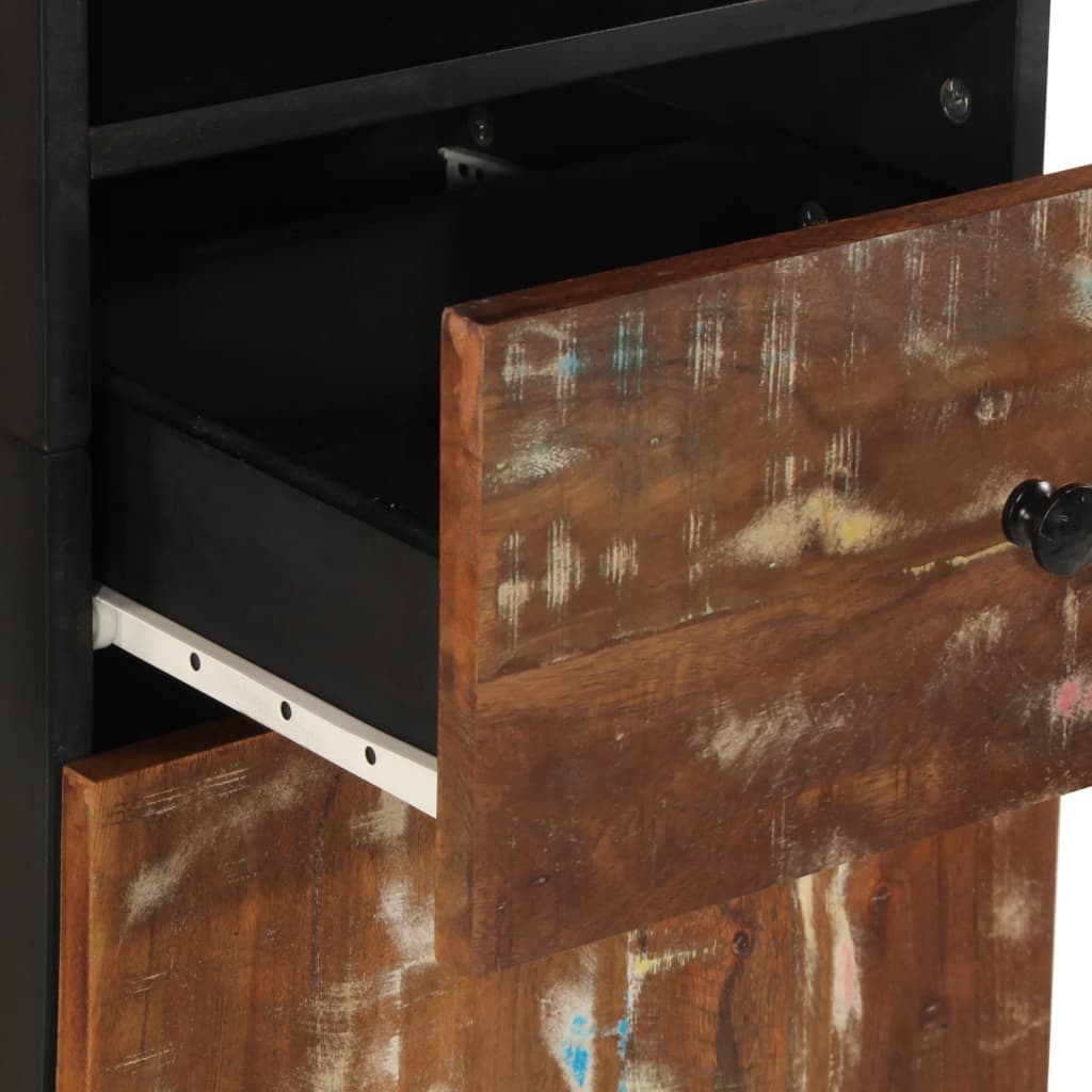 Bathroom Cabinet 38X33X160 Cm Solid Wood Reclaimed