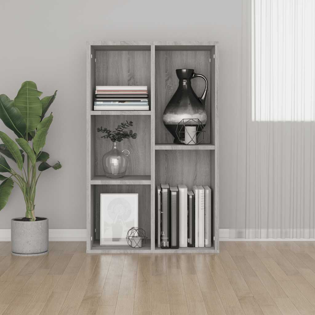 Bookcase 50X25X80 Cm Engineered Wood