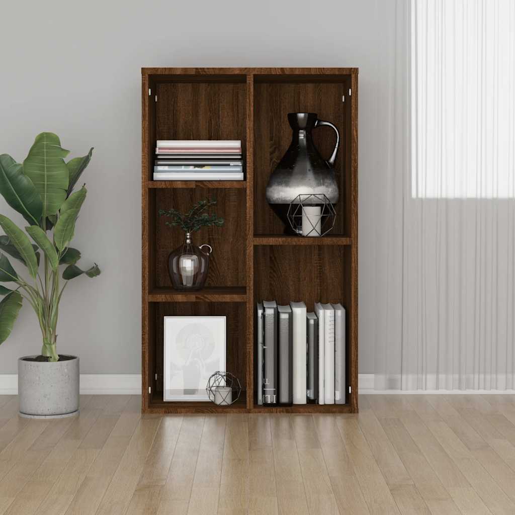 Bookcase 50X25X80 Cm Engineered Wood
