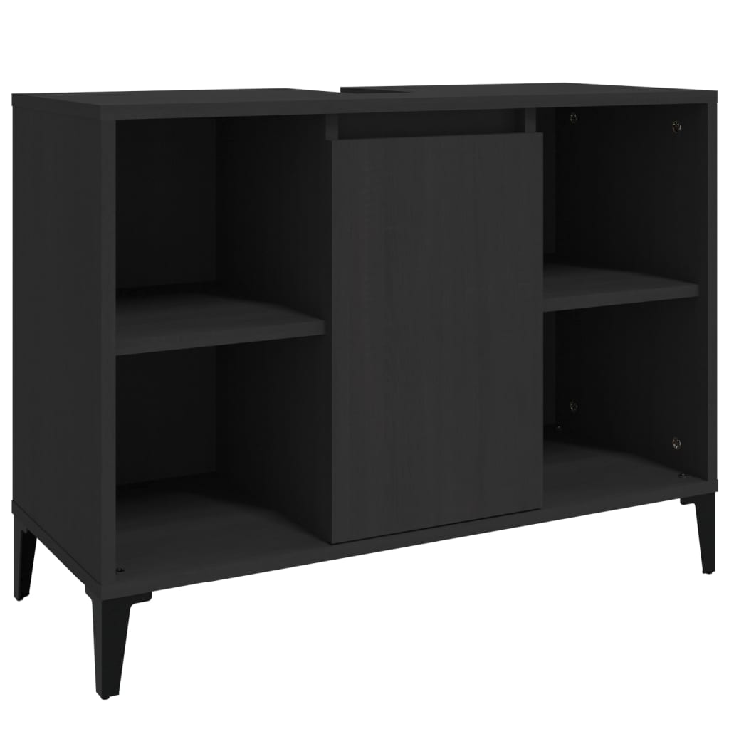 Sink Cabinet 80X33X60 Cm Engineered Wood