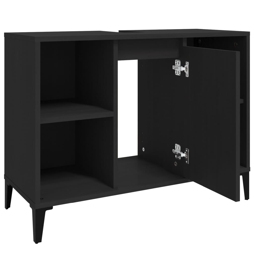 Sink Cabinet 80X33X60 Cm Engineered Wood