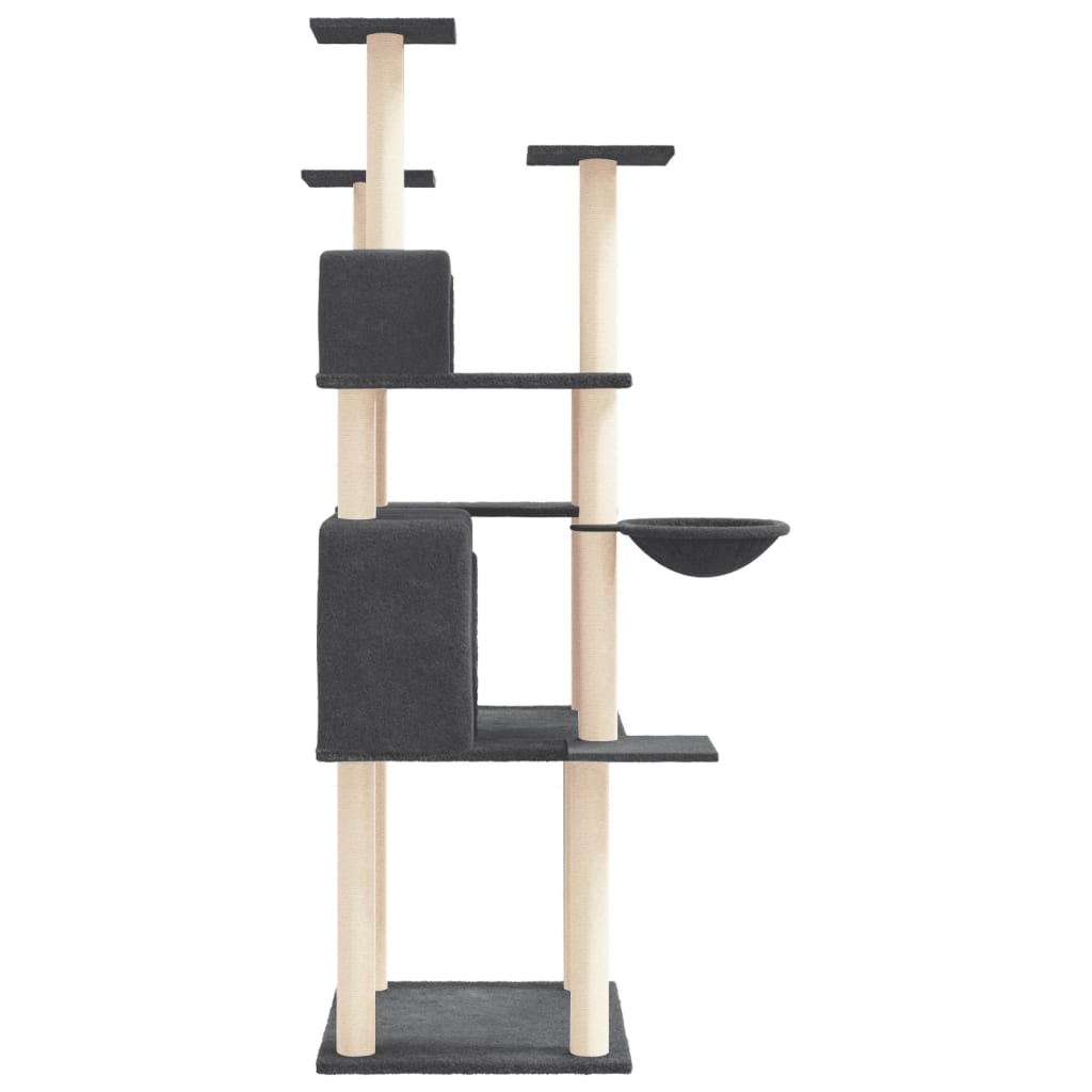 Cat Tree With Sisal Scratching Posts 166 Cm
