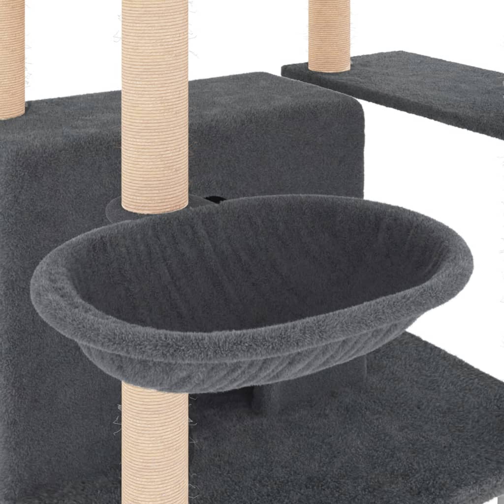 Cat Tree With Sisal Scratching Posts 166 Cm
