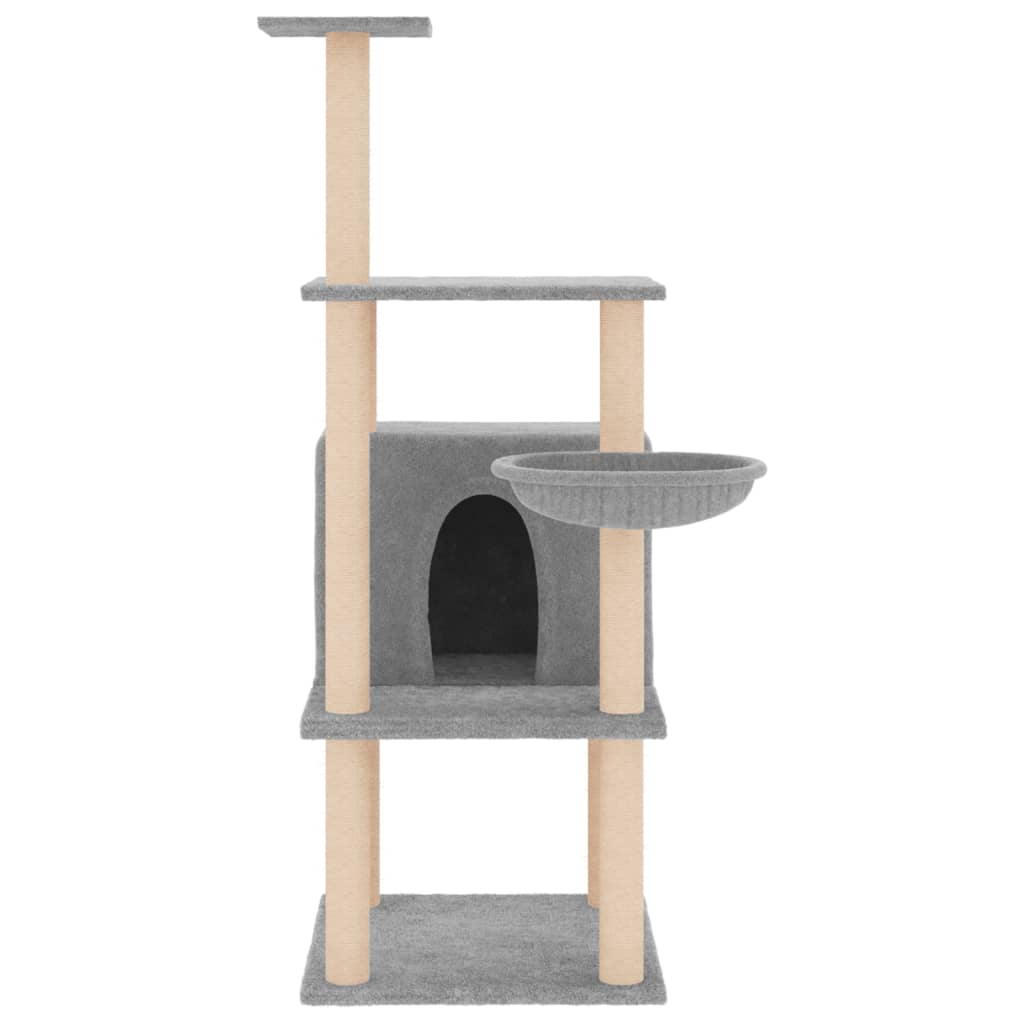 Cat Tree With Sisal Scratching Posts 132 Cm