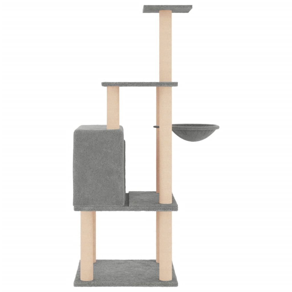 Cat Tree With Sisal Scratching Posts 132 Cm
