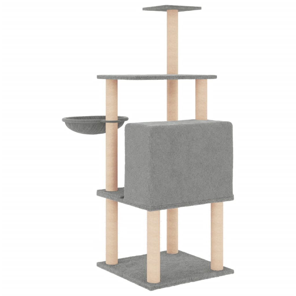 Cat Tree With Sisal Scratching Posts 132 Cm