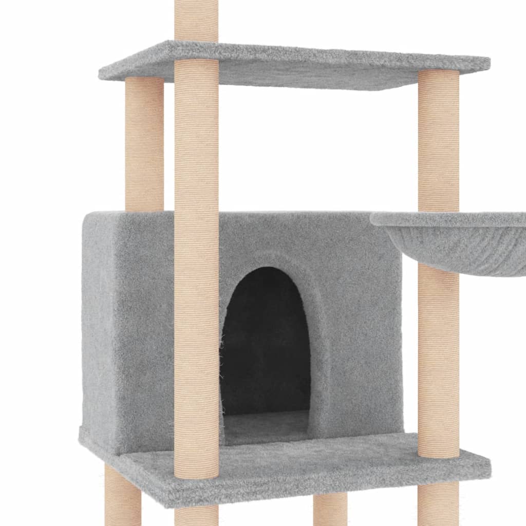 Cat Tree With Sisal Scratching Posts 132 Cm