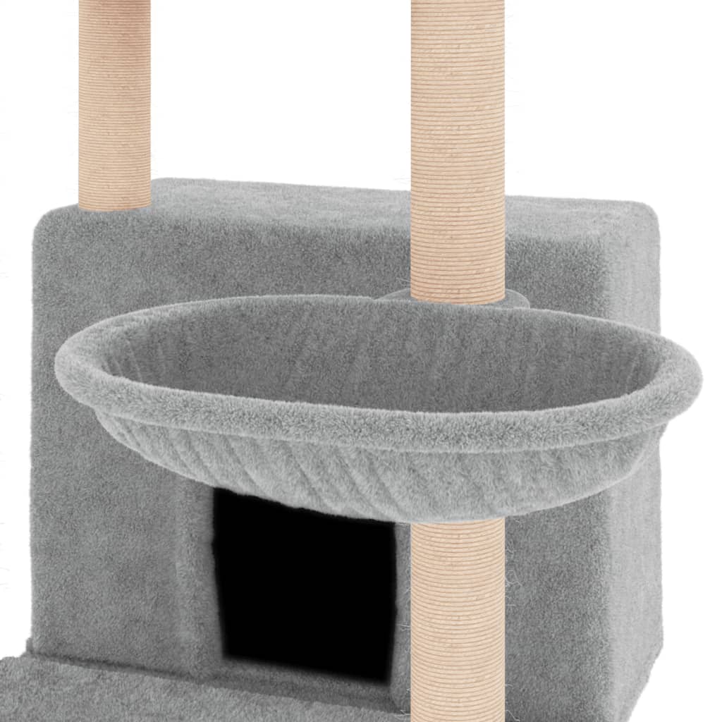 Cat Tree With Sisal Scratching Posts 132 Cm