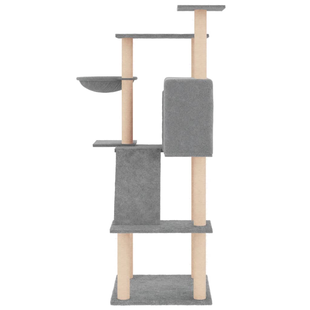 Cat Tree With Sisal Scratching Posts 143 Cm