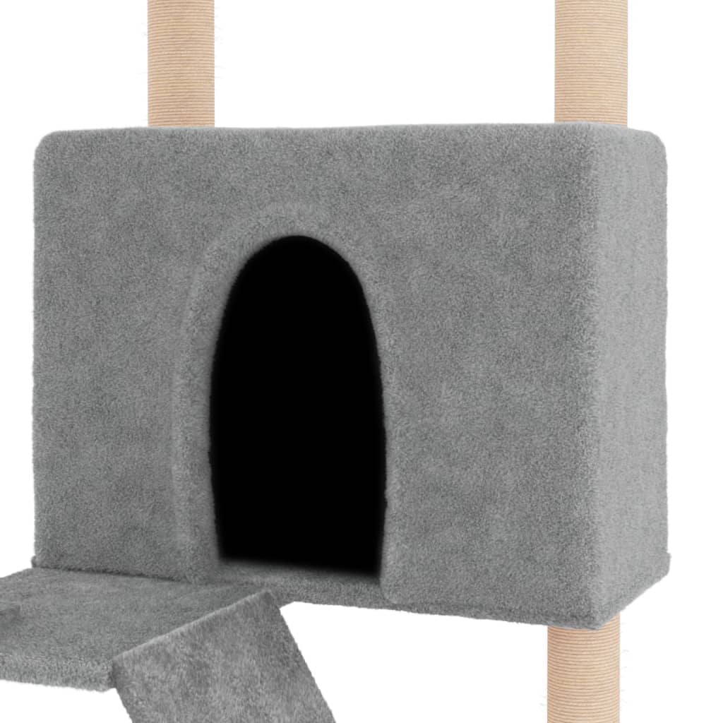 Cat Tree With Sisal Scratching Posts 143 Cm