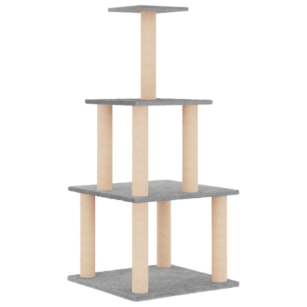 Cat Tree With Sisal Scratching Posts 111 Cm