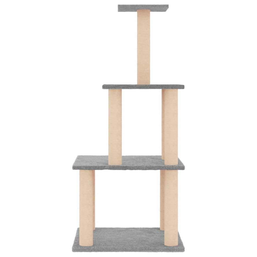 Cat Tree With Sisal Scratching Posts 111 Cm