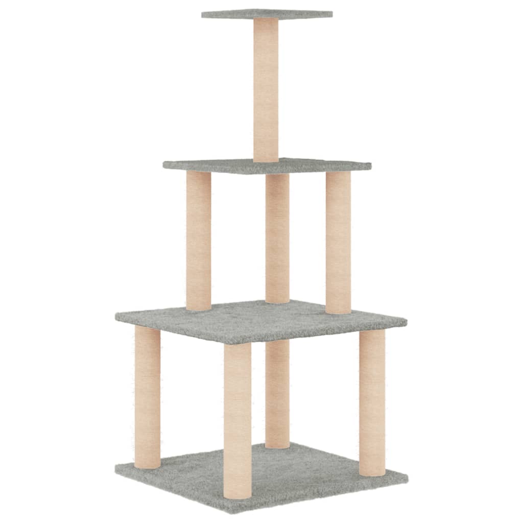 Cat Tree With Sisal Scratching Posts 111 Cm