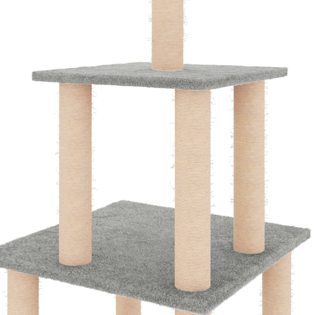 Cat Tree With Sisal Scratching Posts 111 Cm