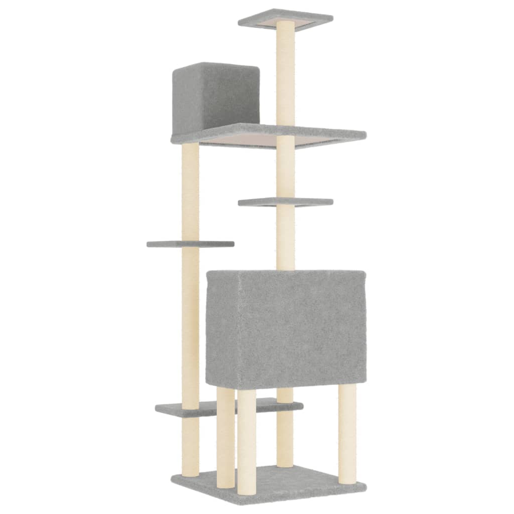 Cat Tree With Sisal Scratching Posts 154 Cm