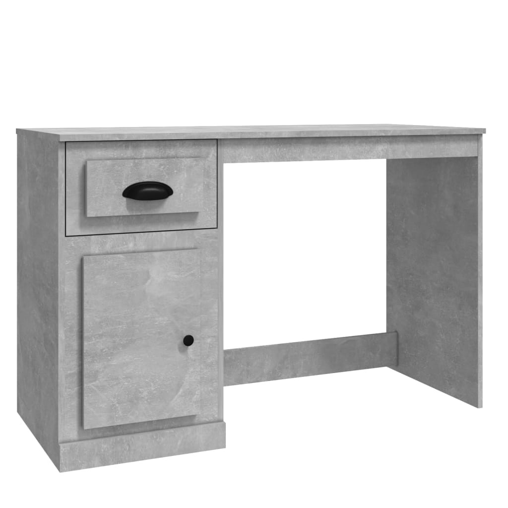 Desk With Drawer 115X50X75 Cm Engineered Wood