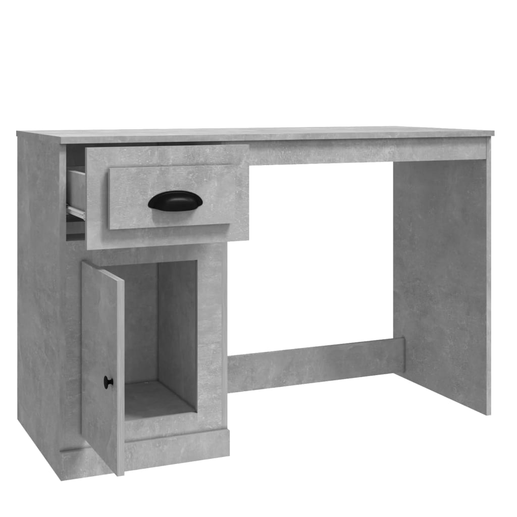 Desk With Drawer 115X50X75 Cm Engineered Wood