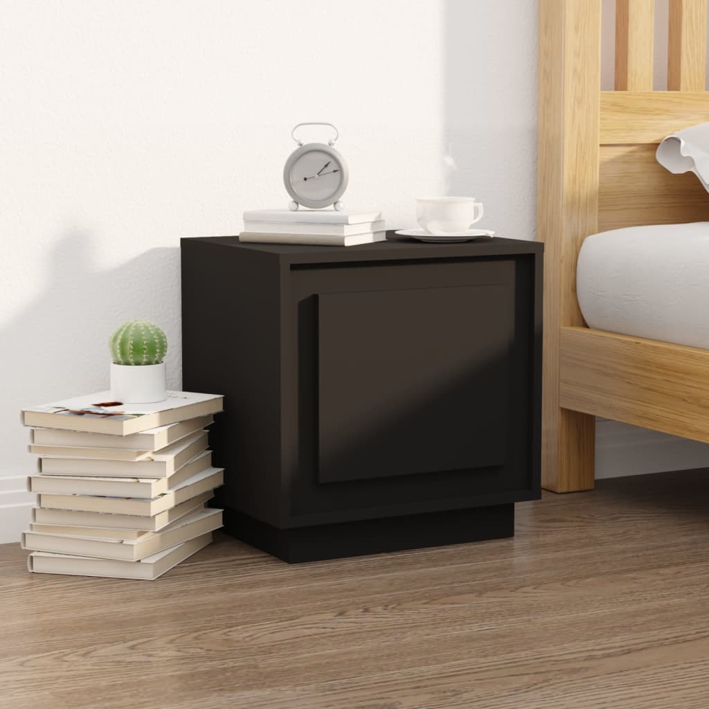 Bedside Cabinet 44X35X45 Cm Engineered Wood