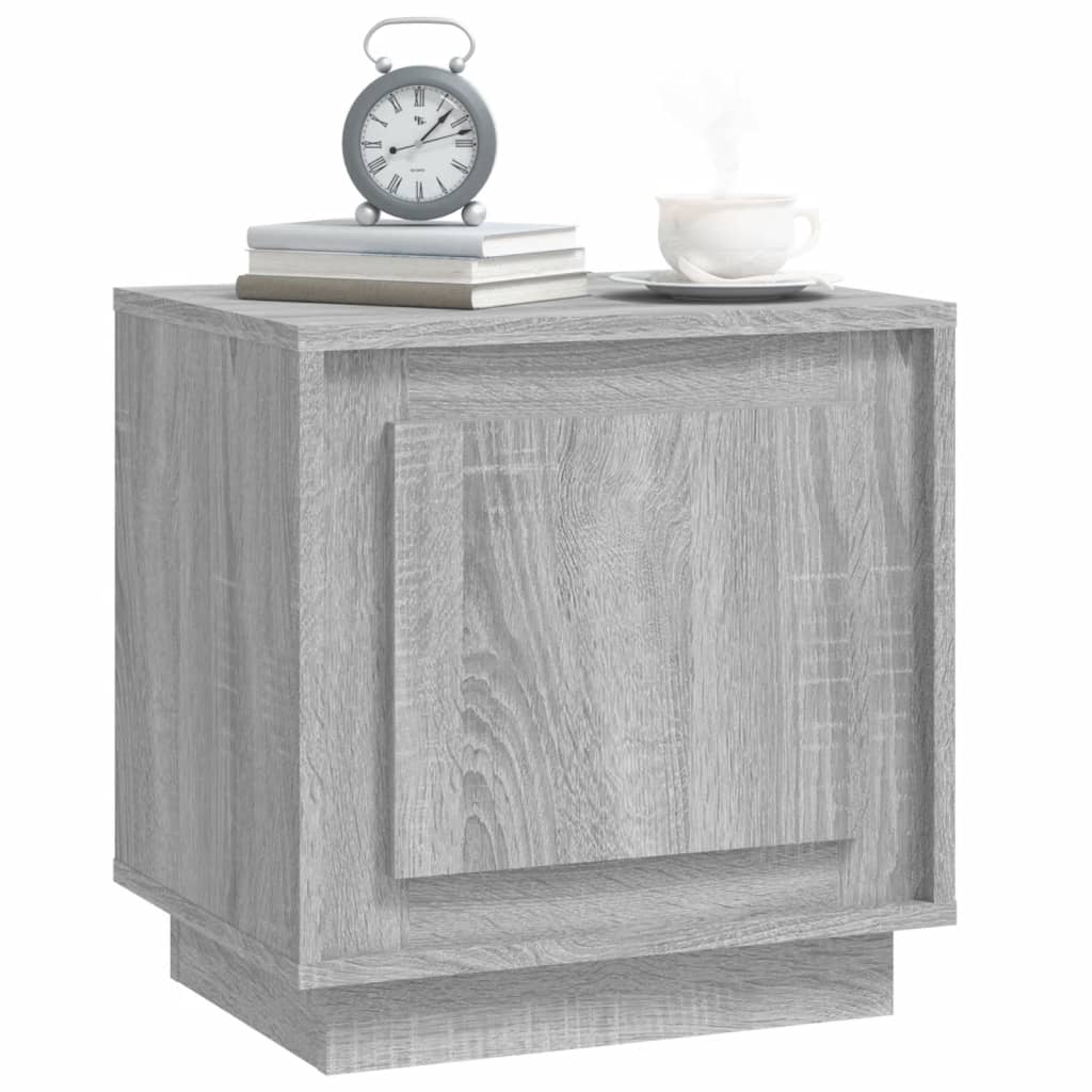 Bedside Cabinet 44X35X45 Cm Engineered Wood