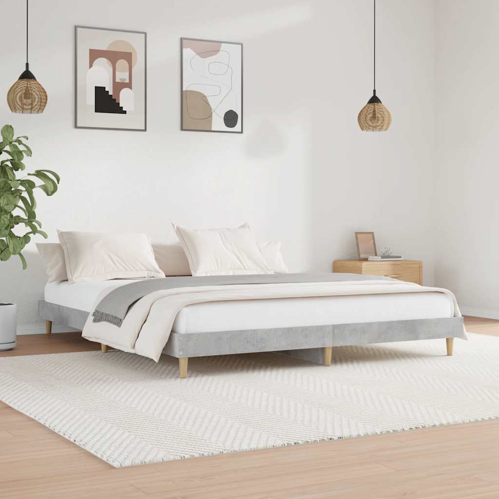 Bed Frame Without Mattress Single Engineered Wood