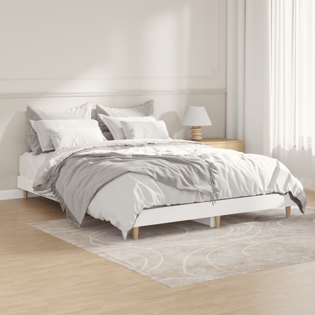 Bed Frame Without Mattress Single Engineered Wood