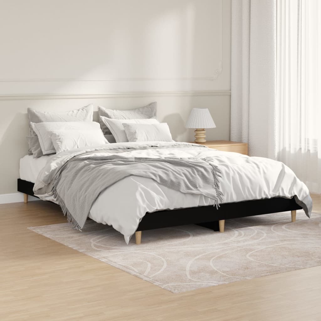 Bed Frame Without Mattress Single Engineered Wood