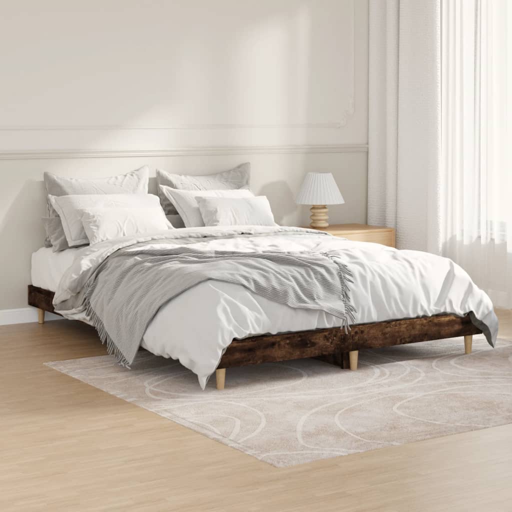 Bed Frame Without Mattress Single Engineered Wood