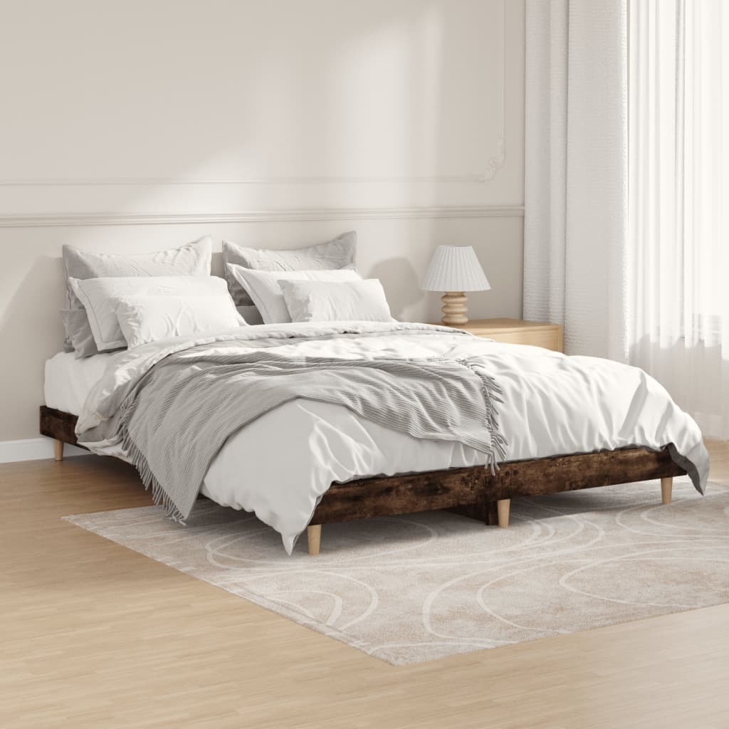 Bed Frame Without Mattress Single Engineered Wood