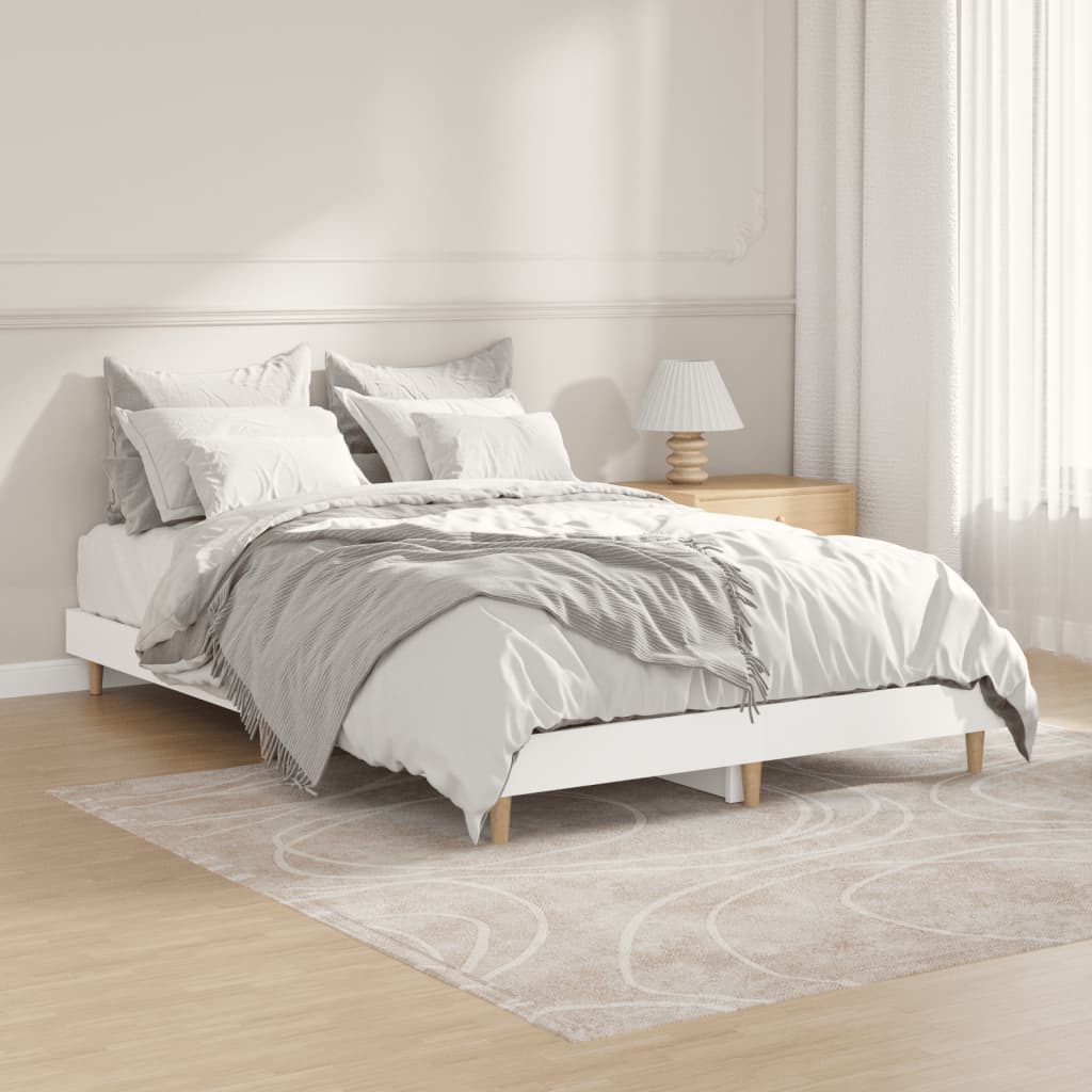 Bed Frame Without Mattress Single Engineered Wood