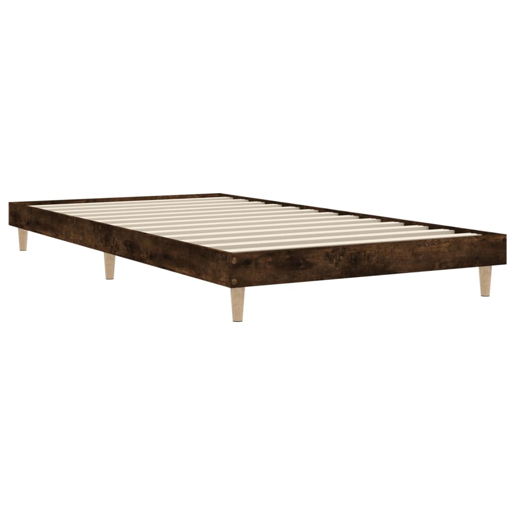 Bed Frame Without Mattress Single Engineered Wood