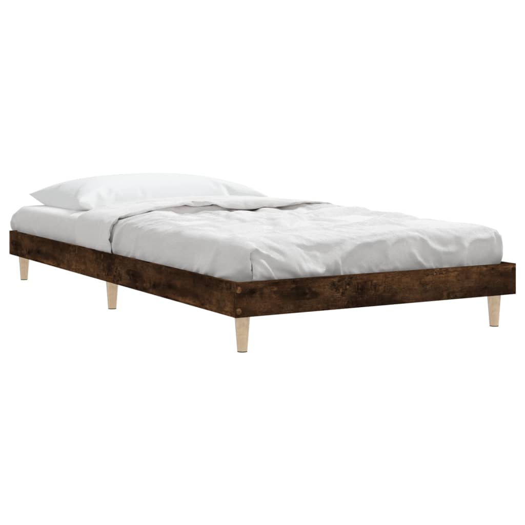Bed Frame Without Mattress Single Engineered Wood