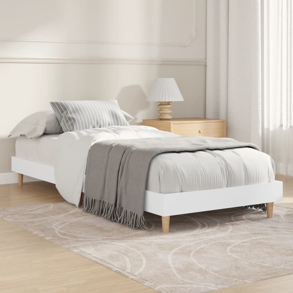 Bed Frame Without Mattress Single Engineered Wood