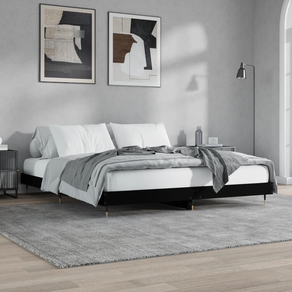 Bed Frame Without Mattress Engineered Wood