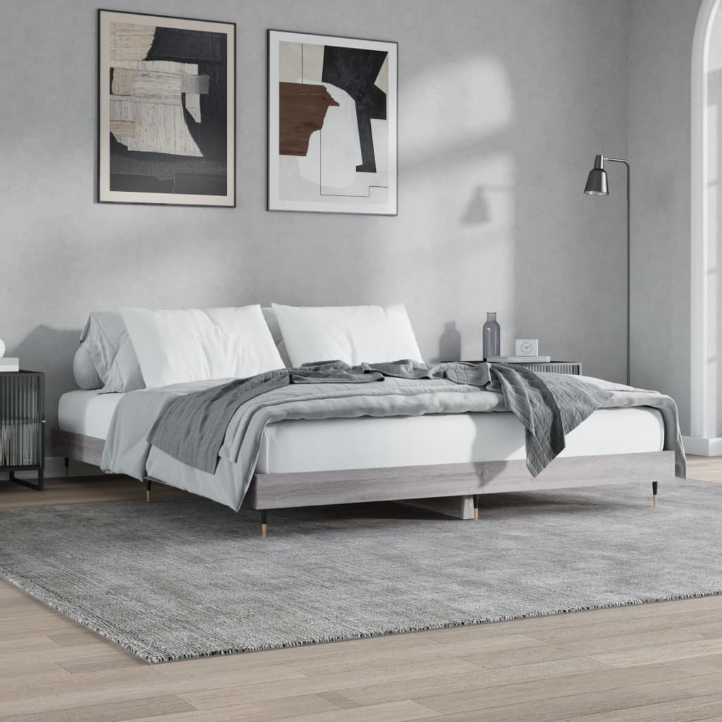 Bed Frame Without Mattress Engineered Wood