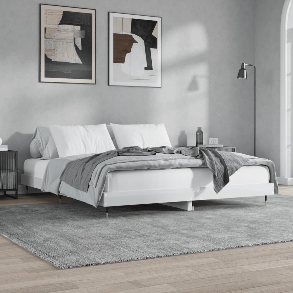 Bed Frame Without Mattress Engineered Wood