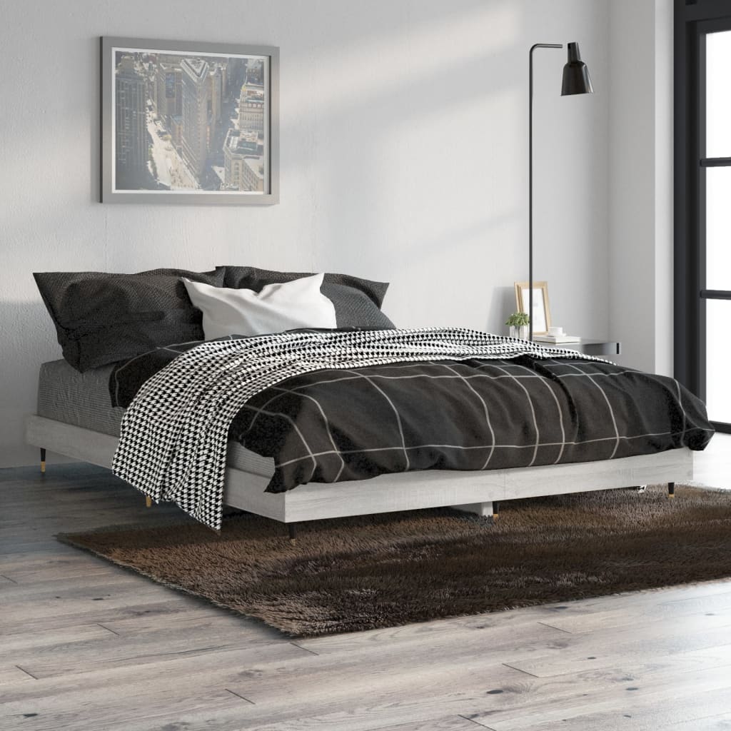 Bed Frame Without Mattress Engineered Wood