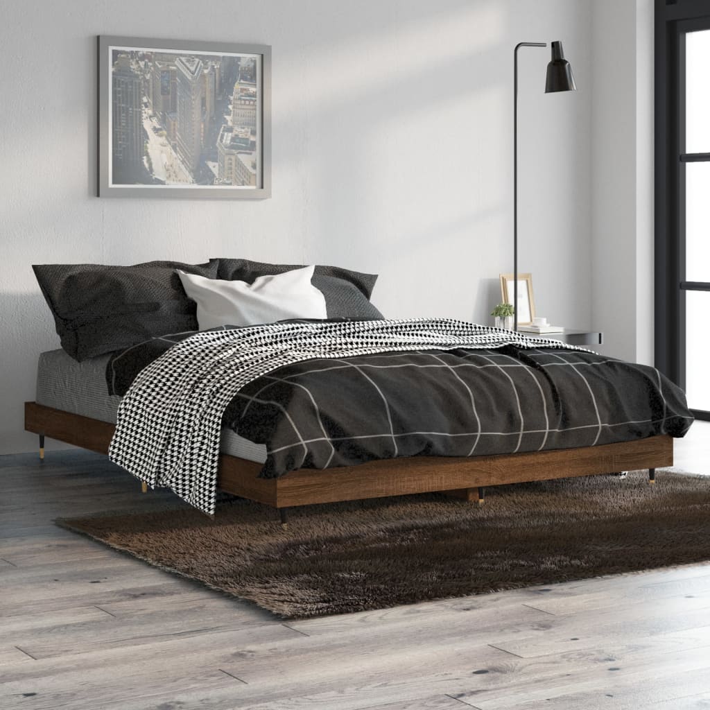 Bed Frame Without Mattress Engineered Wood