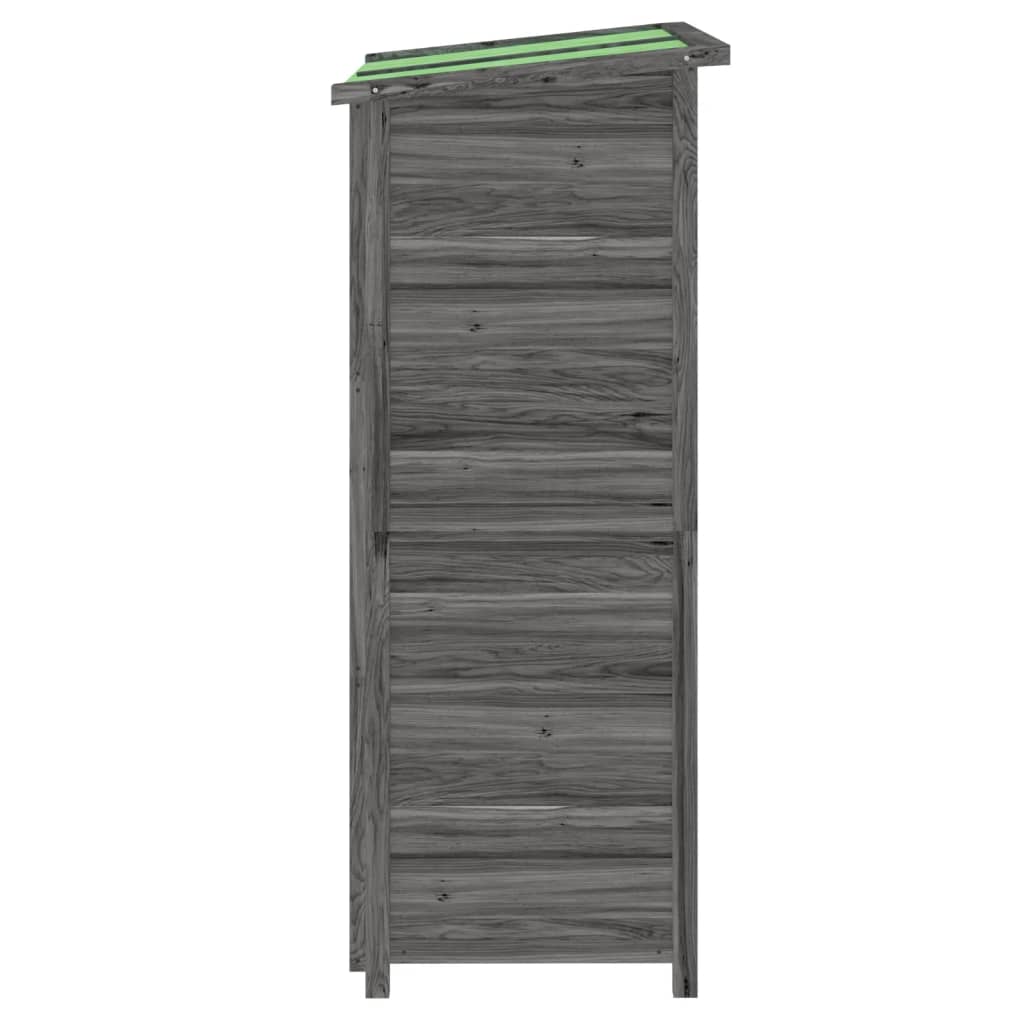 Garden Tool Shed 83X57X140 Cm Solid Wood Pine