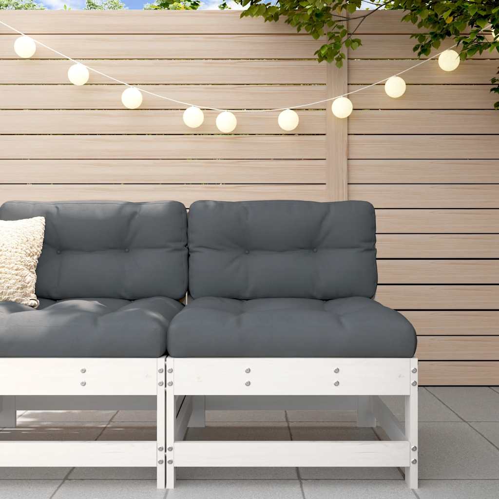 3 Piece Garden Lounge Set With Cushions Solid Wood