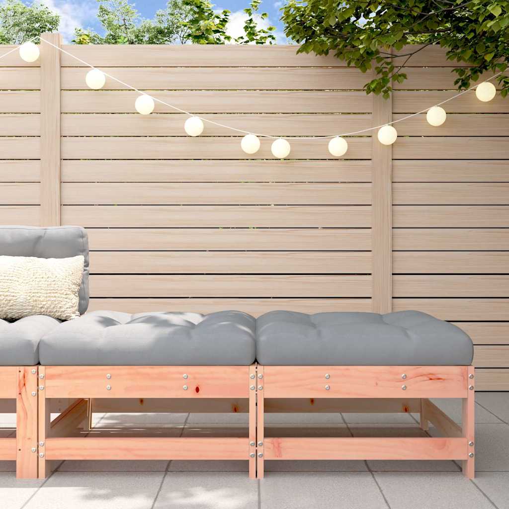 3 Piece Garden Lounge Set With Cushions Solid Wood